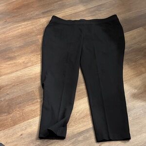 INC stretch black pants size 16W.
